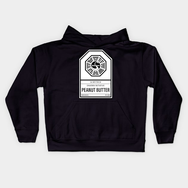 Dharma Initiative Peanut Butter Kids Hoodie by n23tees